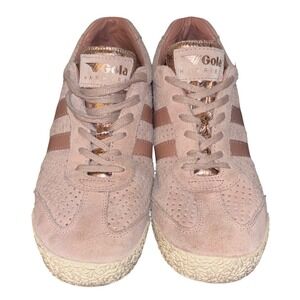 Gola Harrier | Women's US 9 EU 39-40 | Pink Suede Rose Gold Sneakers